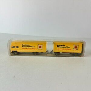 Wiking Möbel Ferntransport Model Truck Set 500 Yellow